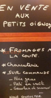 Aux Petits Oignons menu