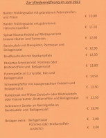 Zum KlosterstÜbchen menu