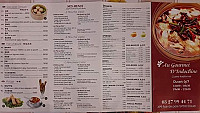 Au Gourmet D'Indochine menu