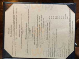 Blue Window Bistro menu