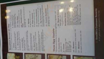 Goodwil's Creamery menu