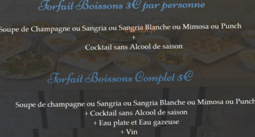 L'optimiste menu