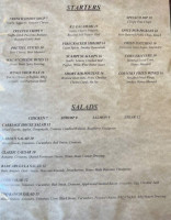 The Carriage House Tavern menu