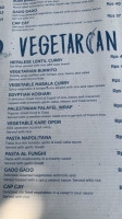 Global Village Kafe menu