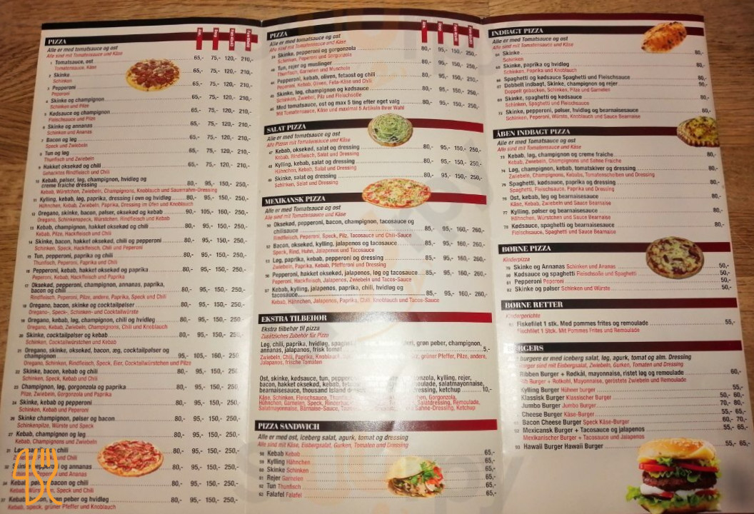 Kjærs Menu
