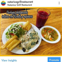 Natarica Grill food