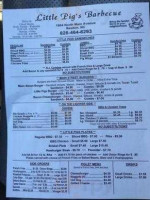 Little Pigs Barbecue menu