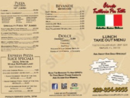 Gino's Trattoria Per Tutti menu