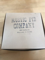 Rustic Pie Co. menu