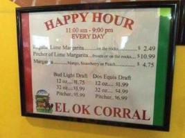 El Ok Corral Mexican food