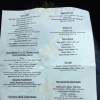 Bent Rail Brewpub menu