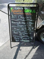 Randita's Grill menu