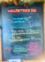 Wagon Train Bbq menu