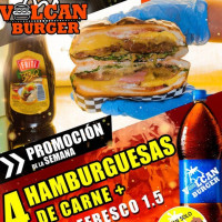 Volcan Burguer food