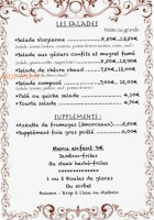 Au Pays De Jeanne menu