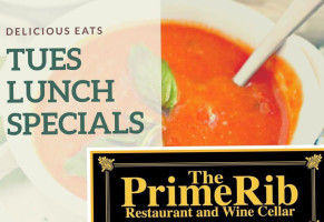 The Prime Rib Wine Cellar food