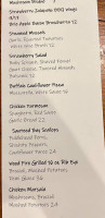 Stottsville Inn menu