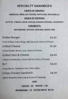 Clarion County Rod Gun Club menu