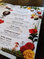 The Alchemists' Garden menu