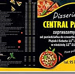 Pizzeria Central Park Mysliborz menu