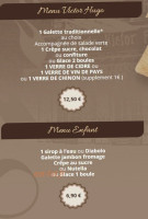 Creperie Victor Hugo menu