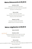 Ti Toques menu