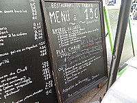 Le Montmartre menu