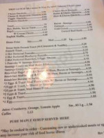 Troy Lunch menu