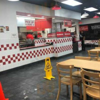 Five Guys Burgers Fries inside