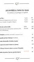 Quai Sud menu