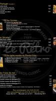 Le Galion menu