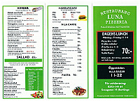 Ali Baba menu