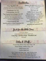 Dick Judy's menu