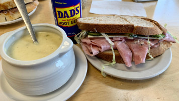 Dad's Soup and Sangys food