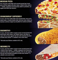 Taco Bell menu