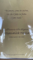 Hostaria La Diligenza menu