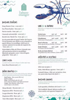 La Cabane à Manger menu