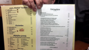 Brauerei Gasthof Wiethaler menu