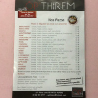 Ôp'thirem menu