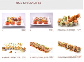 Toma Sushi menu