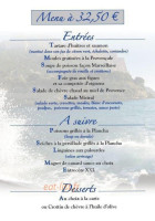 Pub le mistral menu