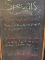 Indian Creek Cafe menu