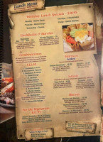 Ranchero Mexican menu