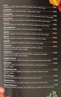 La Voute menu