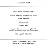 Da Zio Pietro menu