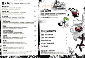 Le Bliss menu