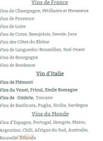 Vinum Veritas menu