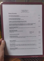 Lakeside Hideaway menu