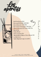 Au Cadran Voltaire menu