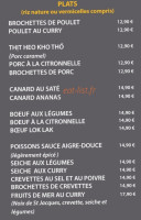 Oh Viêt Nam menu